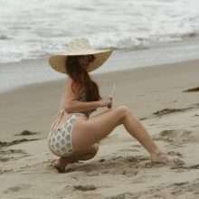 Phoebe Price en maillot de bain à Malibu