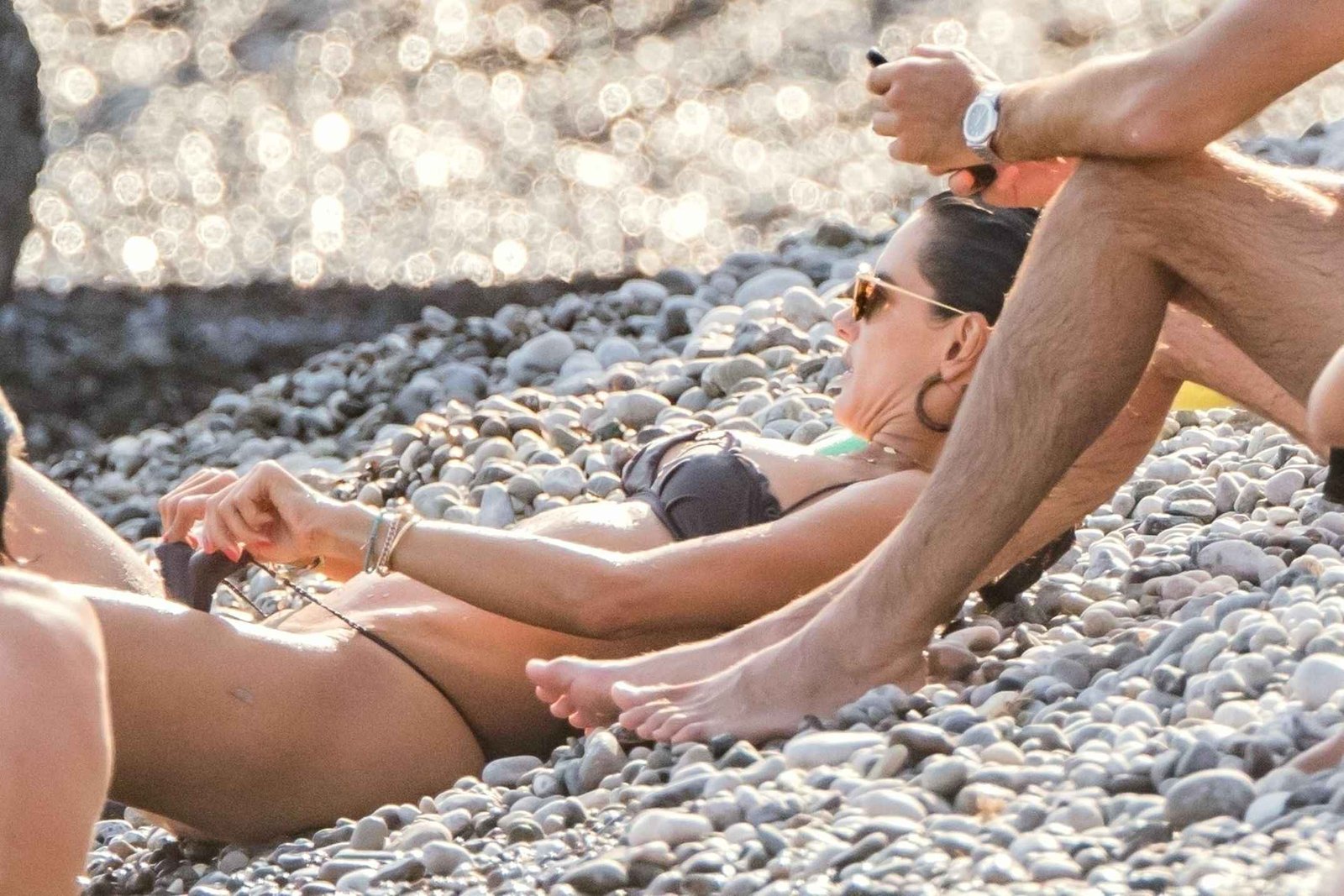 Alessandra Ambrosio en bikini à Nerano