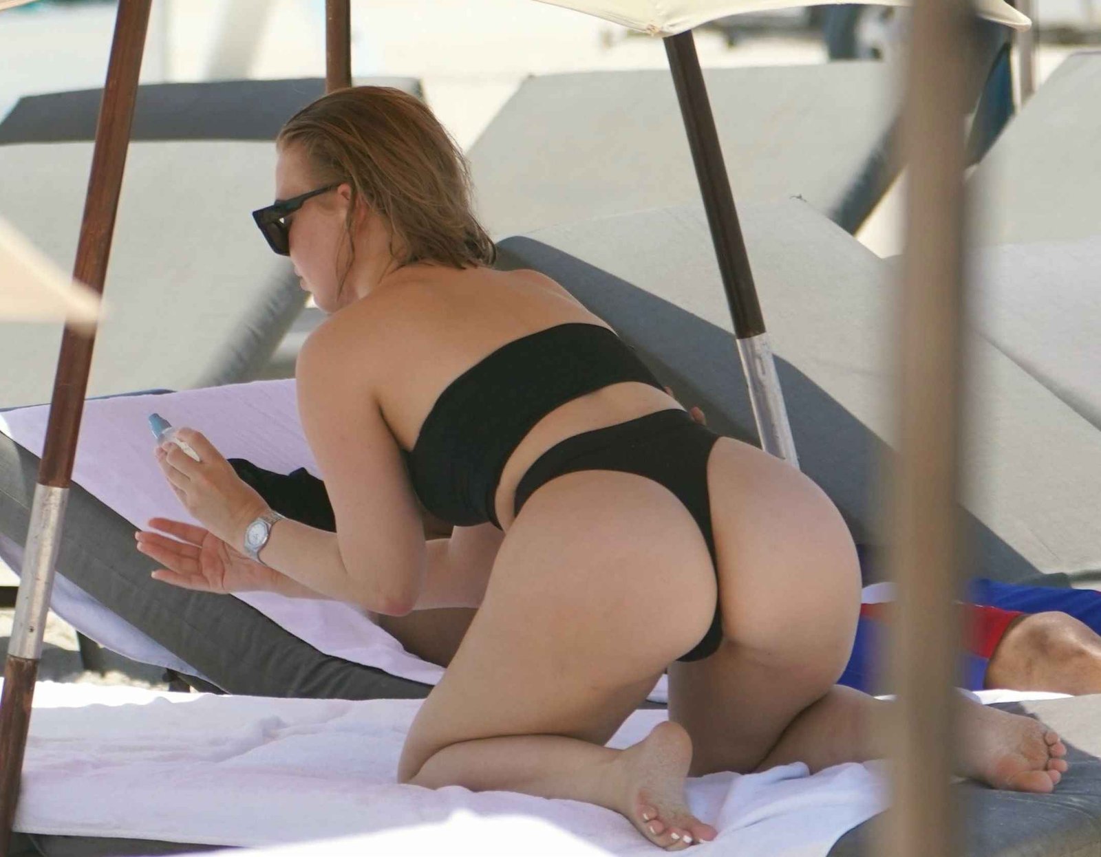 Bianca Elouise en bikini à Miami Beach