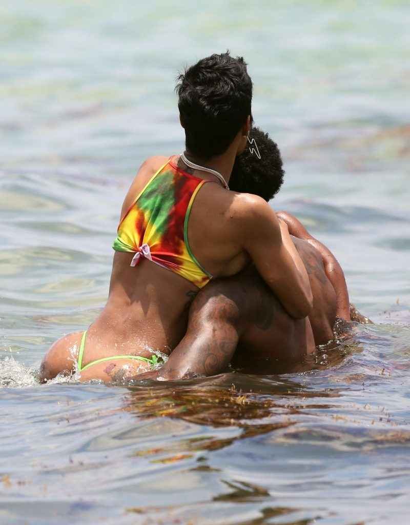 Teyana Taylor en bikini à Miami Beach