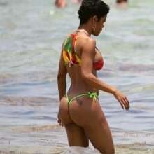 Teyana Taylor en bikini à Miami Beach