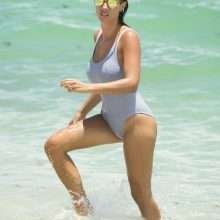 Ludivine Kadri en maillot de bain à Miami