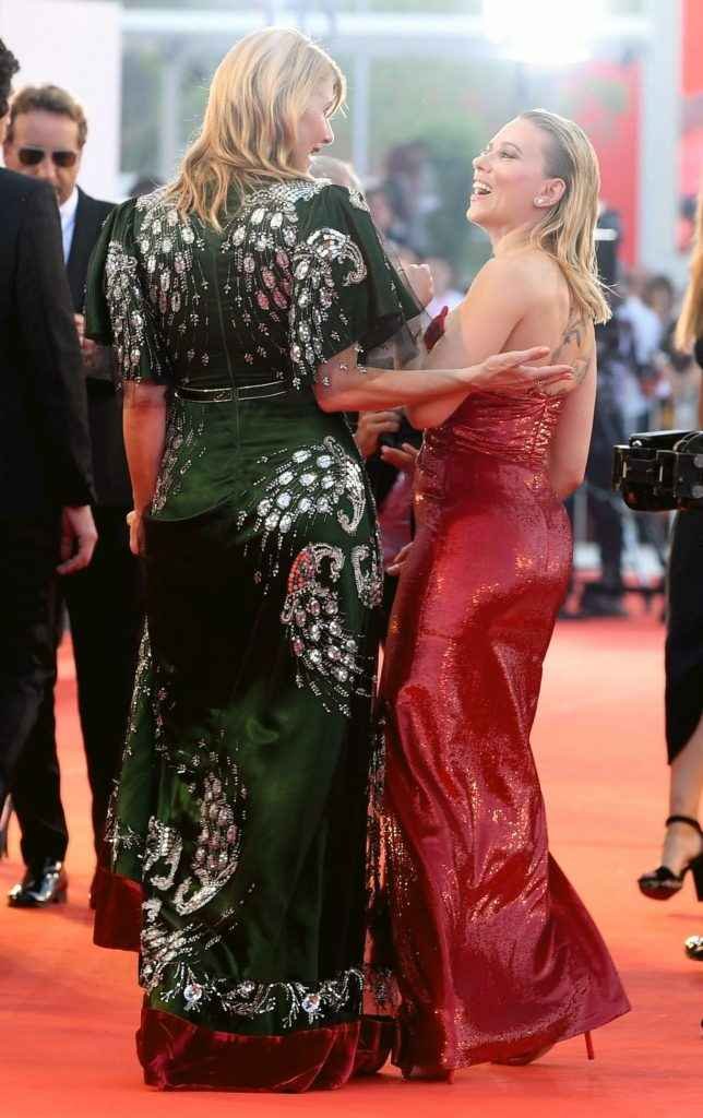 Scarlett Johansson sexy à la Mostrade Venise