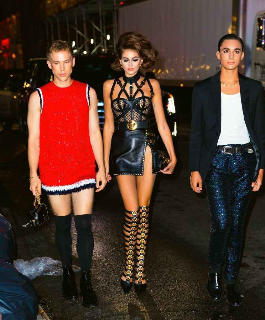 Kaia Gerber sexy à la fashion week de New-York