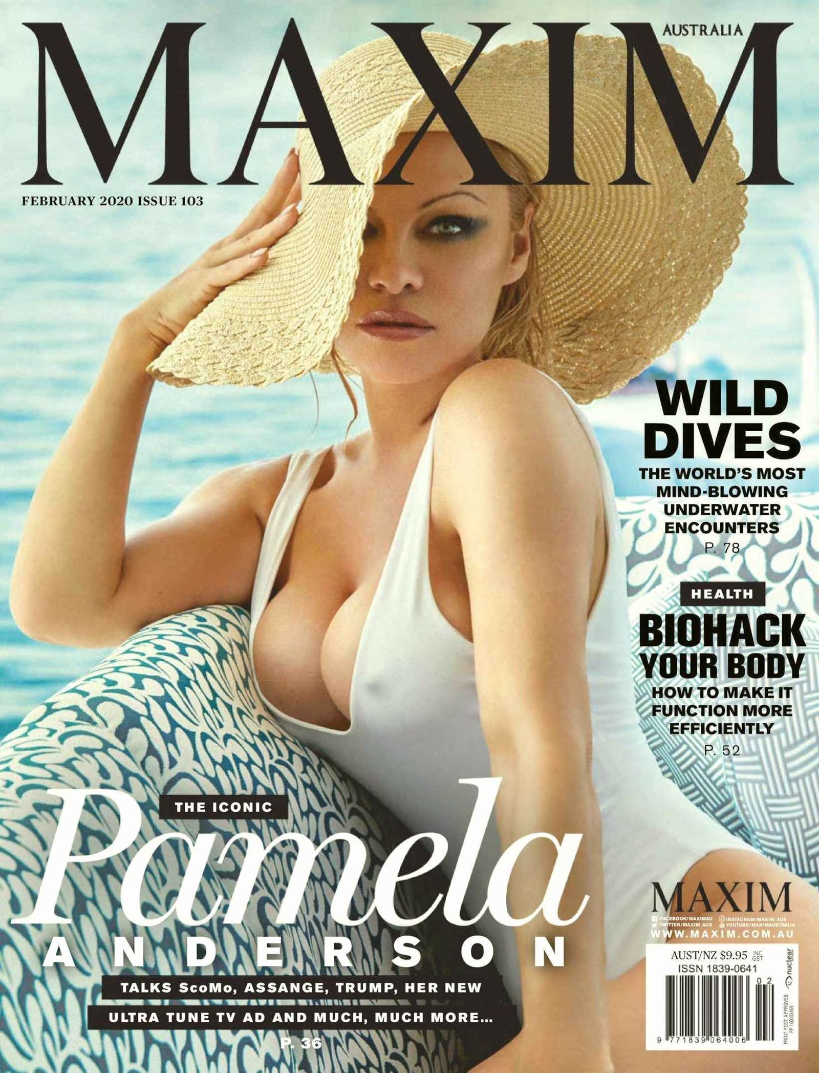 Pamela Anderson sexy dans Maxim