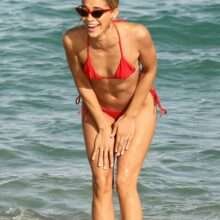Jasmine Sanders en bikini à Miami