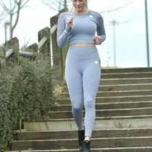 Rebecca Gormley fait son jogging en Leggings