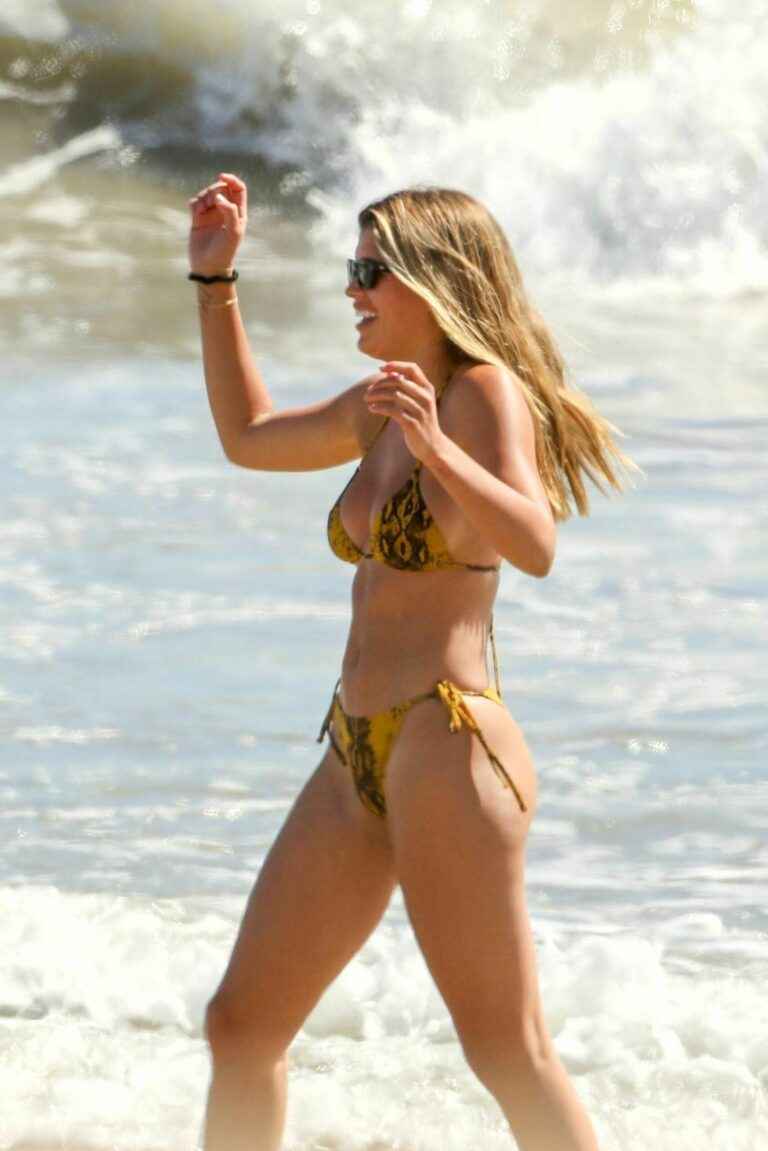Sofia Richie en bikini à Malibu