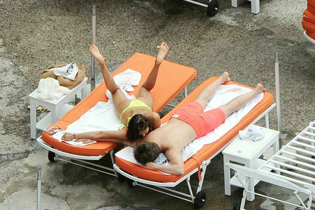 Irina Shayk en bikini en Italie