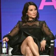 Lucy Liu sexy les jambes nues