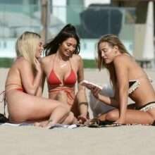 Francesca Farago et ses copines en bikini à Los Angeles