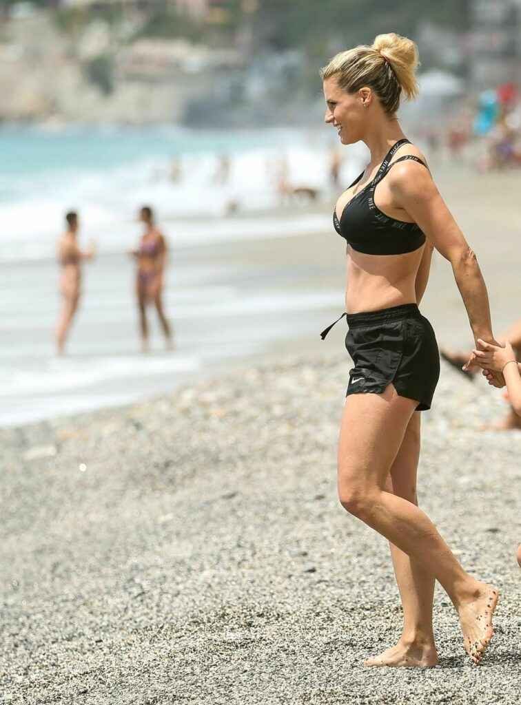 Michelle Hunziker en bikini