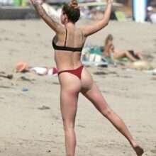 Ireland Baldwin en bikini string à Malibu