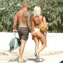 Gabby Allen en bikini à Ibiza