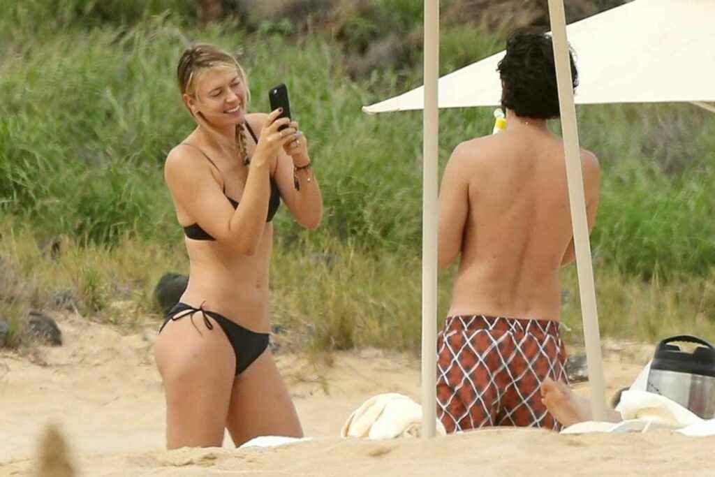 Maria Sharapova en bikini à Hawaii