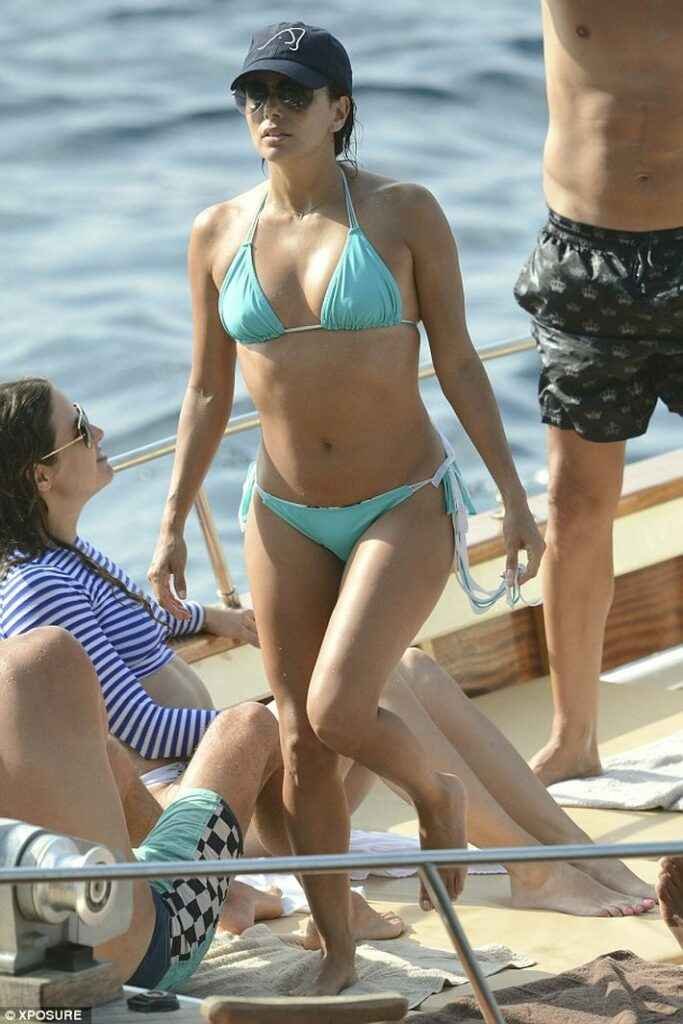 Eva Longoria en bikini en Italie