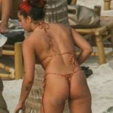 Lourdes Leon en bikini string à Tulum