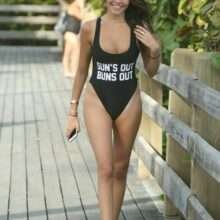 Madison Beer en maillot de bain à Miami