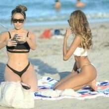 Lisa Opie et Ramina Ashfaque en bikini à Miami