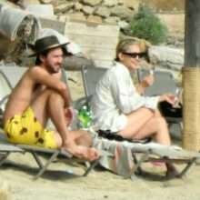 Kate Hudson en maillot de bain en Grèce