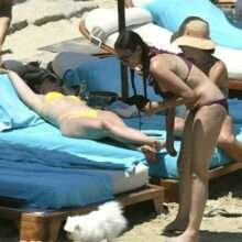 Demi Moore et Rumer Willis en bikini à Mykonos