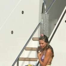 Heidi Klum en bikini en Italie