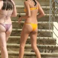 Cairo Dwek en bikini à Antibes