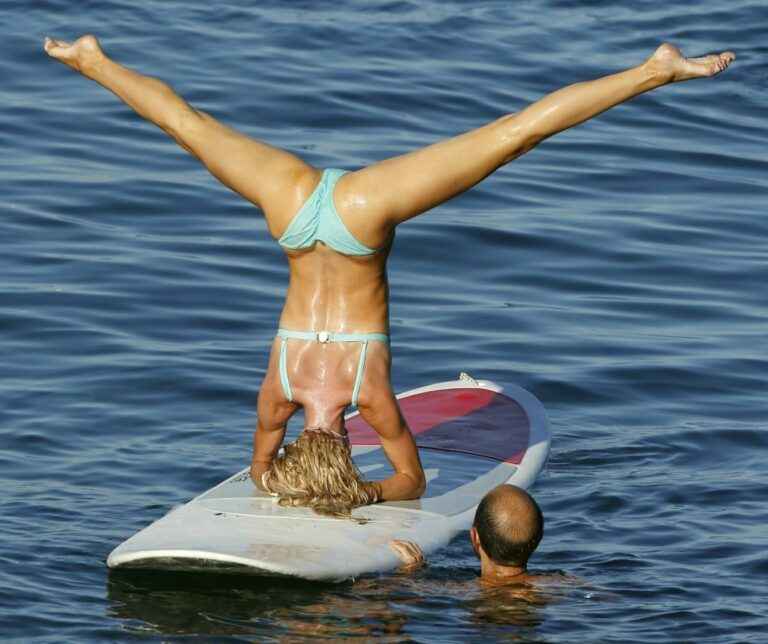 Christine Quinn en bikini à Taormina