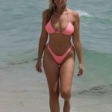Victoria Larson en bikini à Miami