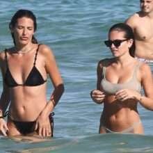 Thylane Blondeau en bikini à Miami