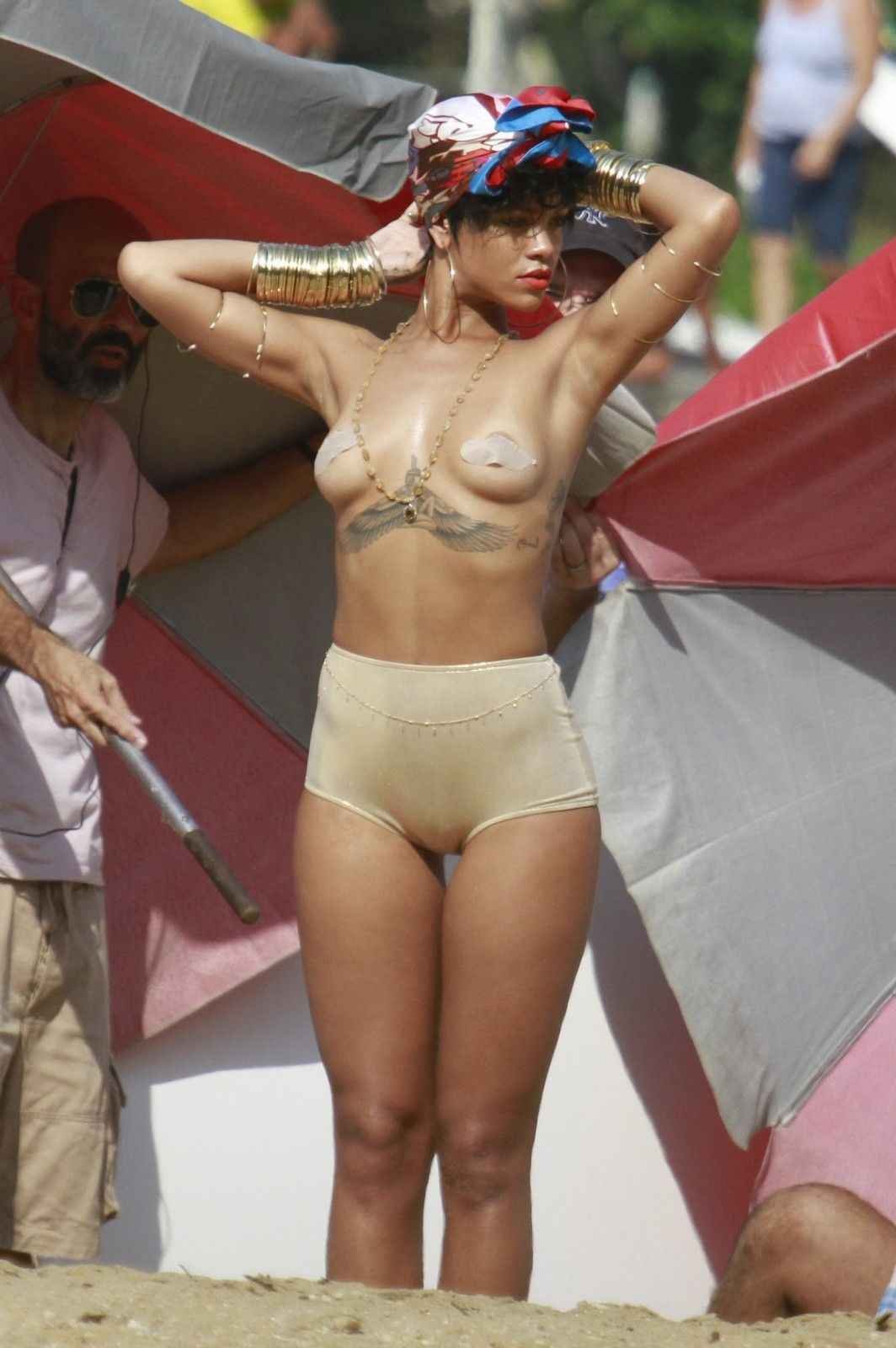 Rihanna en mode shooting